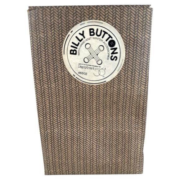 Dept 56 Billy Buttons Snowman 46502 Cute Sitting Vintage Christmas Decor - Picture 7 of 8